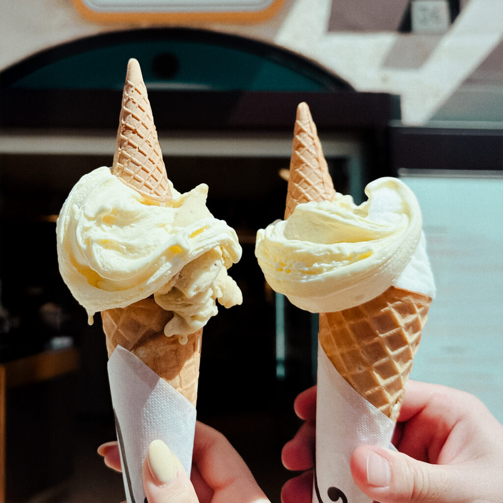 zuccheri nel gelato